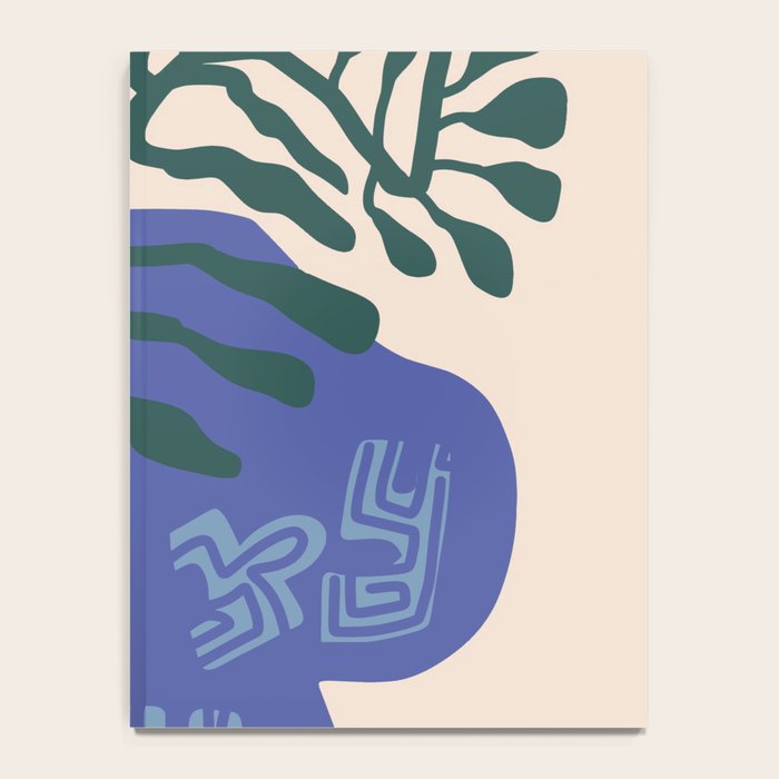 Greek vase with fern Notebook Gallery Image 4