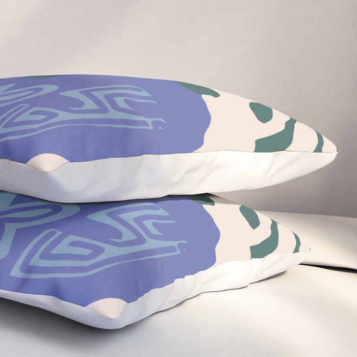 Greek vase with fern Pillow Sham Gallery Image 3