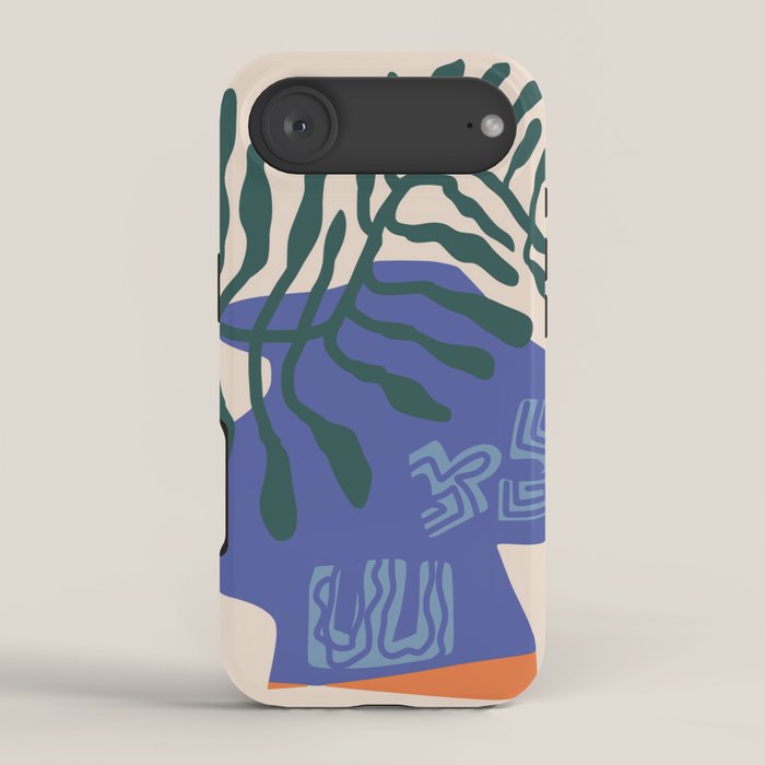 Greek vase with fern iPhone Case Gallery Image 2