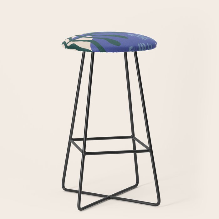 Greek vase with fern Stool Gallery Image 1
