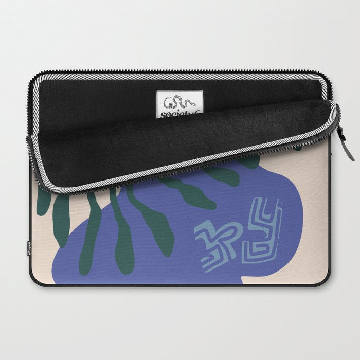 Greek vase with fern Laptop Sleeve Gallery Image 2
