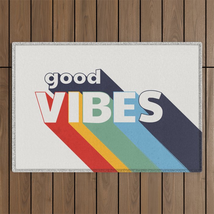 GOOD VIBES  Outdoor Rug Gallery Image 1