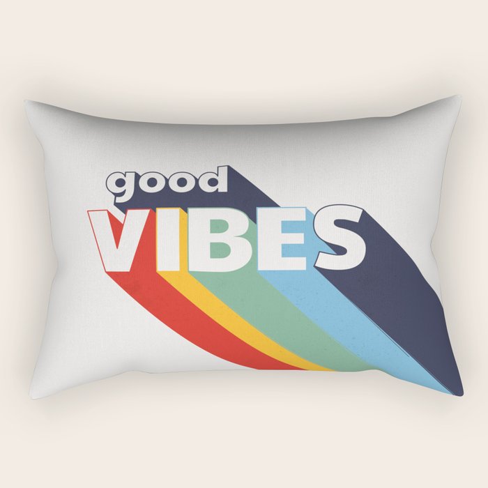 GOOD VIBES  Rectangular Pillow Gallery Image 2