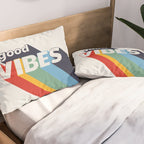 GOOD VIBES  Pillow Sham Gallery Image 2