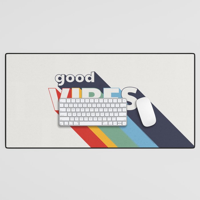 GOOD VIBES  Desk Mat Gallery Image 1
