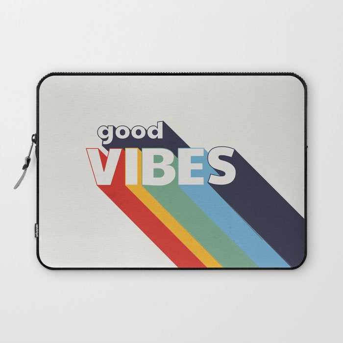 GOOD VIBES  Laptop Sleeve Gallery Image 1