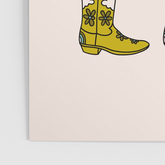 Rainbow Cowboy Boots Poster Gallery Image 3