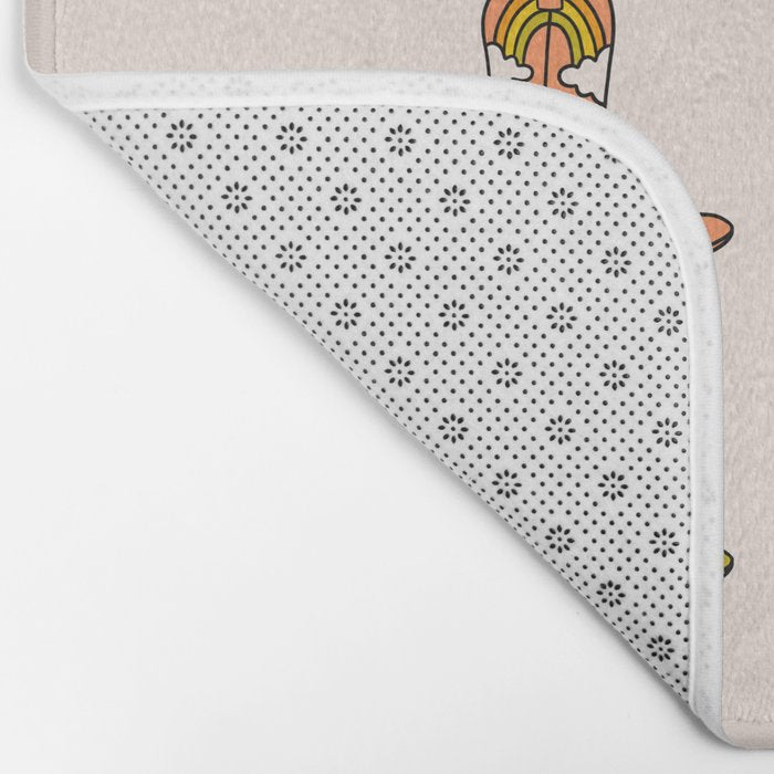 Rainbow Cowboy Boots Bath Mat Gallery Image 2