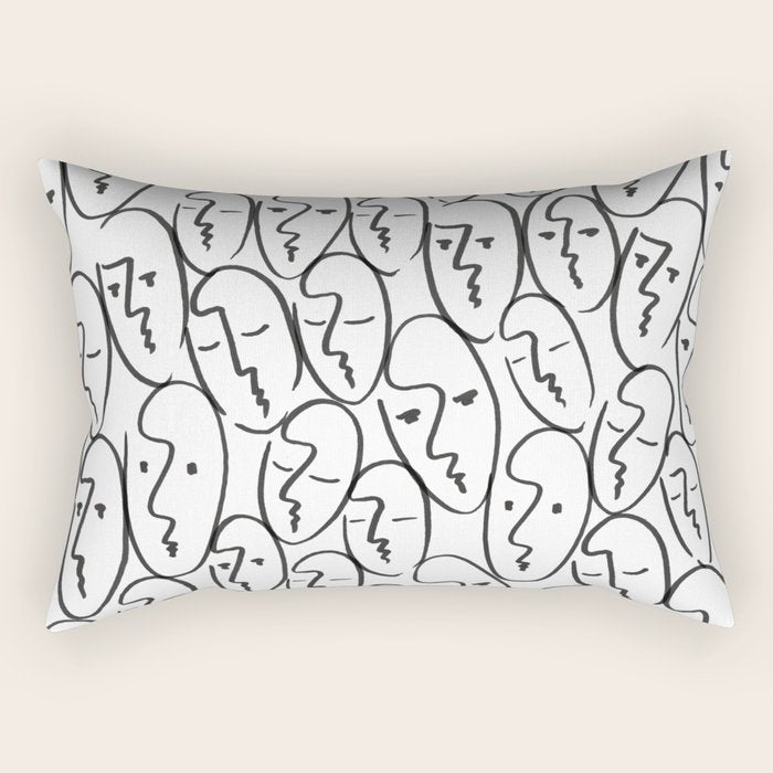 You & Me Rectangular Pillow Gallery Image 2