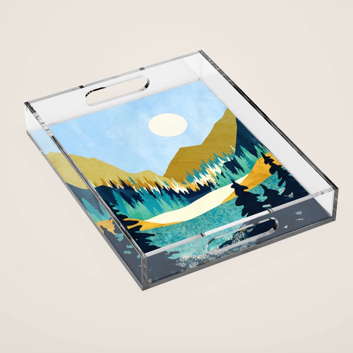 Flower Vista Acrylic Tray Gallery Image 1