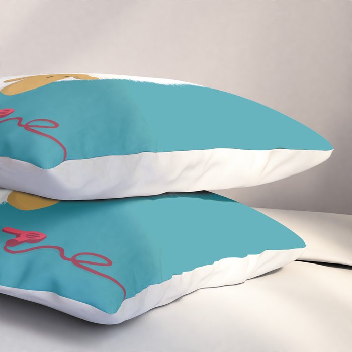 Fluffy Sheep Pillow Sham Gallery Image 3