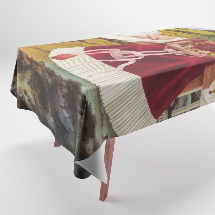 Frida Kahlo Tree of Hope 1946 Tablecloth Gallery Image 1