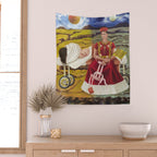Frida Kahlo Tree of Hope 1946 Wall Tapestry Gallery Image 2