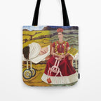 Frida Kahlo Tree of Hope 1946 Tote Bag Gallery Image 1