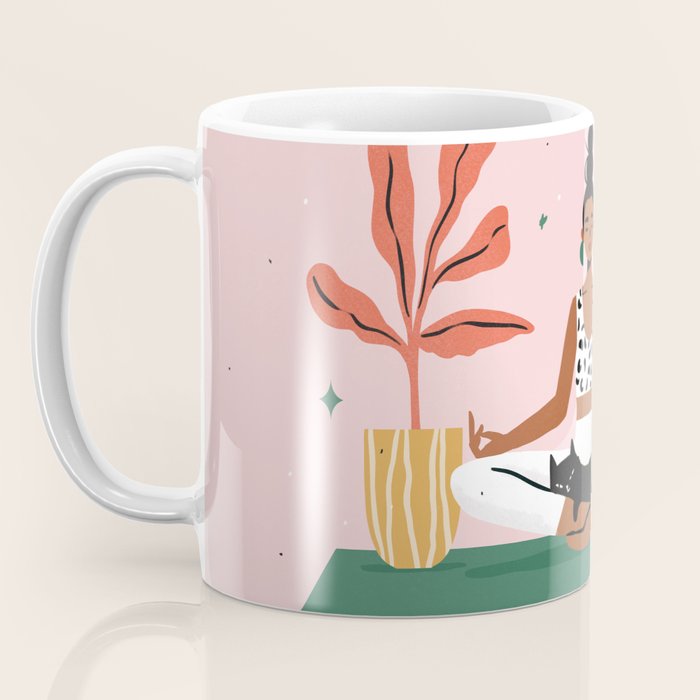 Cats and Yoga Coffee Mug Gallery Image 3