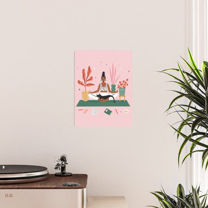 Cats and Yoga Poster Gallery Image 2