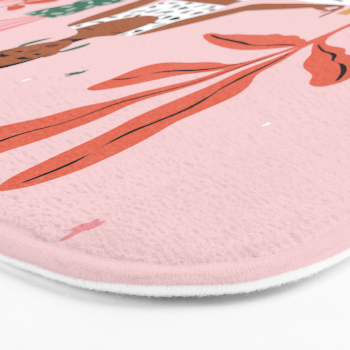 Cats and Yoga Bath Mat Gallery Image 3
