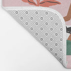 Cats and Yoga Bath Mat Gallery Image 2