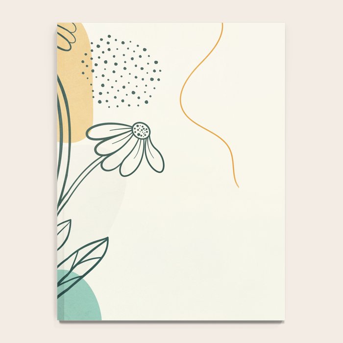 Little Line Flowers 2 Notebook Gallery Image 4