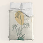 Little Line Flowers 2 Duvet Cover Gallery Image 6