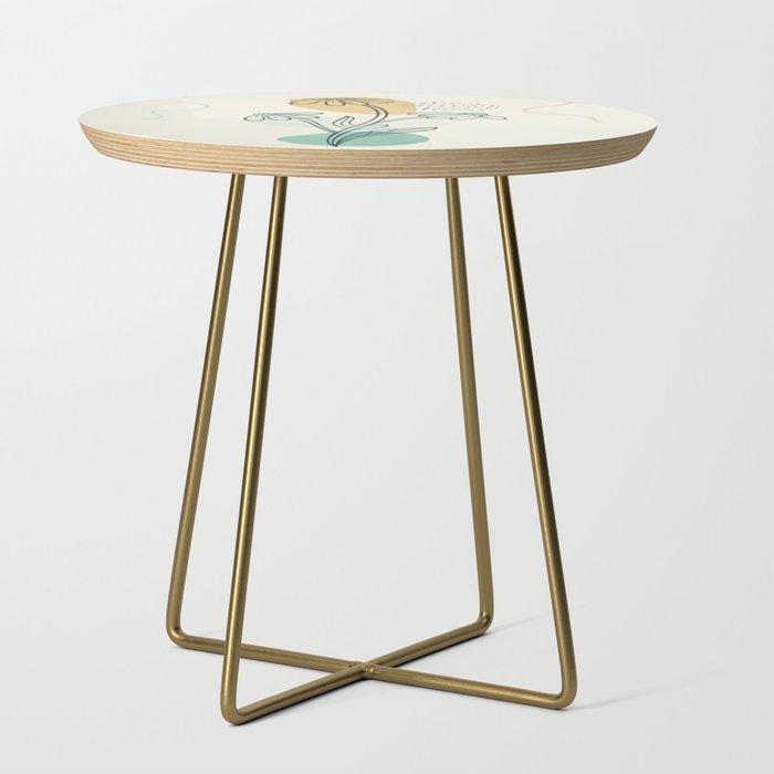 Little Line Flowers 2 Side Table Gallery Image 1