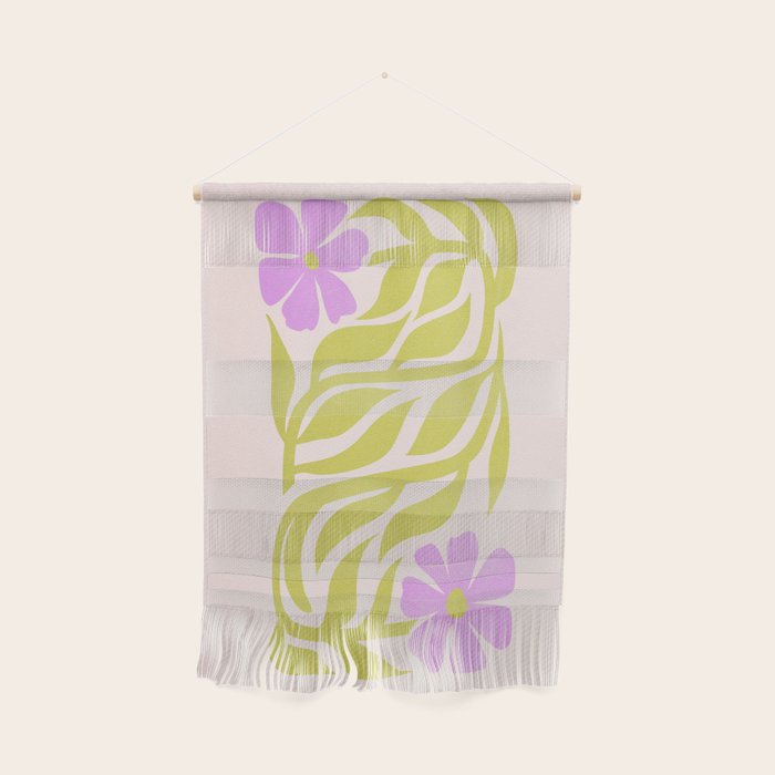 Lilac & Lime: Les Fleurs | Flower Market Color Series 02 Wall Hanging Gallery Image 1