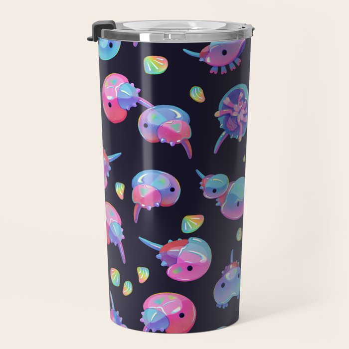 Horseshoe crab - dark Travel Mug Gallery Image 3