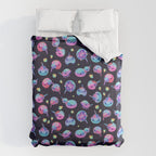 Horseshoe crab - dark Duvet Cover Gallery Image 6