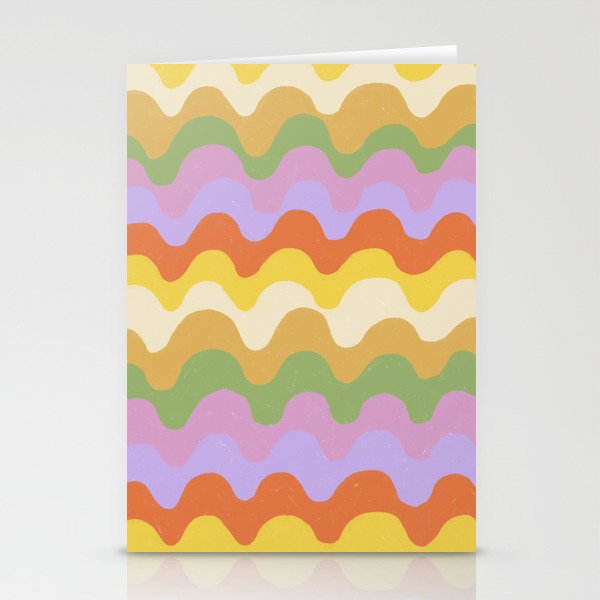 Pastel waves Stationery Card Gallery Image 2