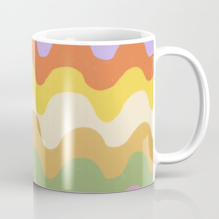 Pastel waves Coffee Mug Gallery Image 1