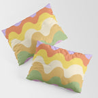 Pastel waves Pillow Sham Gallery Image 3