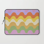Pastel waves Laptop Sleeve Gallery Image 1