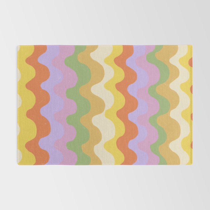 Pastel waves Rug Gallery Image 2