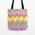 Pastel waves Tote Bag Gallery Image 1