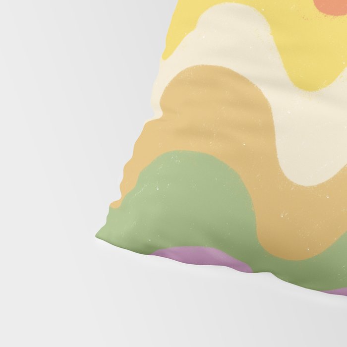 Pastel waves Pillow Sham Gallery Image 4