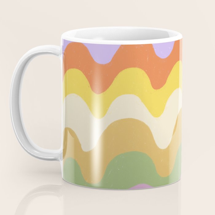 Pastel waves Coffee Mug Gallery Image 3