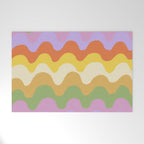Pastel waves Welcome Mat Gallery Image 1