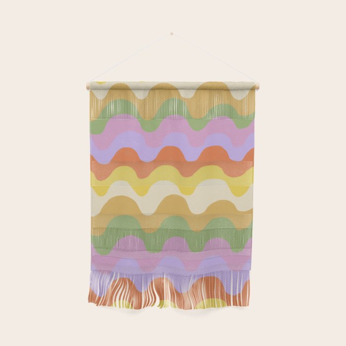 Pastel waves Wall Hanging Gallery Image 1