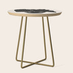 Black & White Plants / Elephant Ear Side Table Gallery Image 1