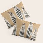 Minimal Fish Study Pillow Sham Gallery Image 3