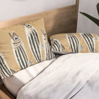 Minimal Fish Study Pillow Sham Gallery Image 2