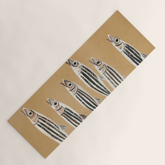 Minimal Fish Study Yoga Mat Gallery Image 1