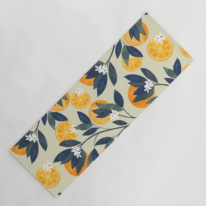 Oranges pattern Yoga Mat Gallery Image 1