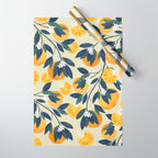 Oranges pattern Wrapping Paper Gallery Image 1