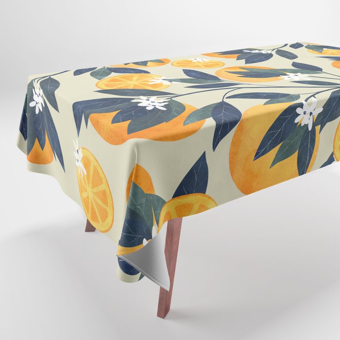 Oranges pattern Tablecloth Gallery Image 1