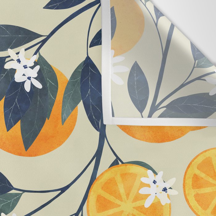 Oranges pattern Wall Tapestry Gallery Image 3