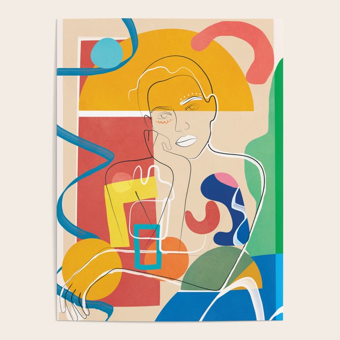 Abstract Woman 10 Poster Gallery Image 1