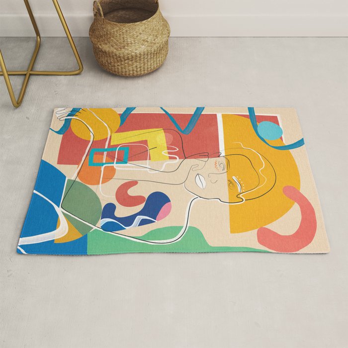 Abstract Woman 10 Rug Gallery Image 1