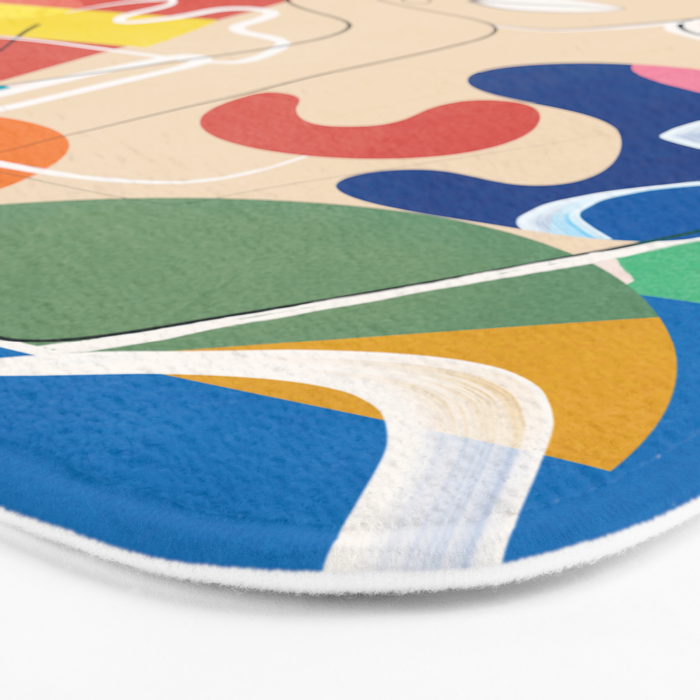 Abstract Woman 10 Bath Mat Gallery Image 3