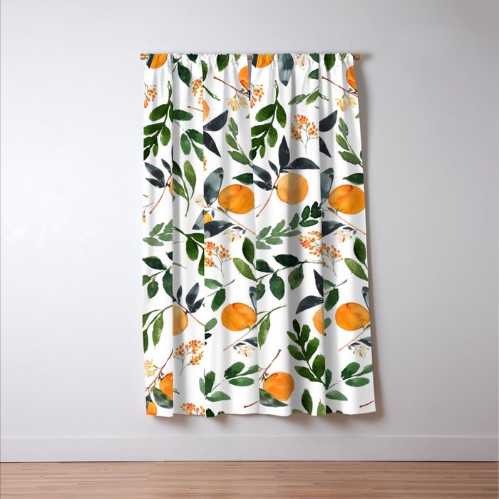 Orange Grove Window Curtain Gallery Image 3
